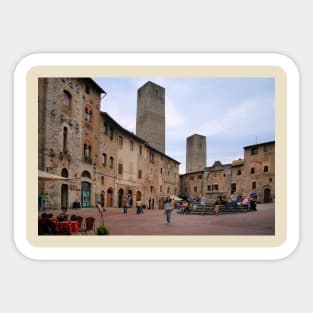 San Gimignano in Tuscany Sticker